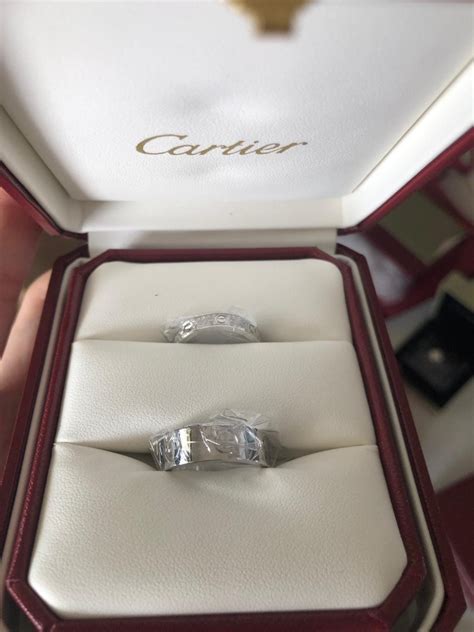 cartier couple ring|authentic cartier ring.